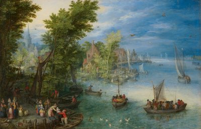 Flusslandschaft von Jan the Elder Brueghel